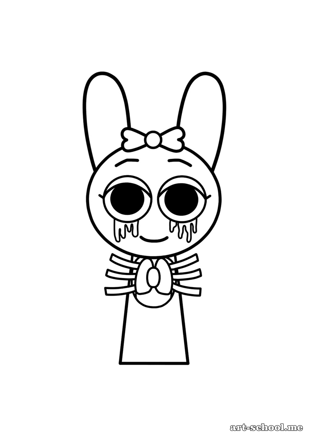 Kolorowanka: Horror Pinky
